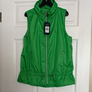 Vibrant Green Women's Sleeveless Vest